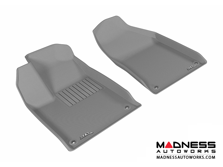 Chrysler 200 Floor Mats (Set of 2) - Front - Gray by 3D MAXpider (2015-)